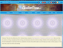 Tablet Screenshot of christinebreese.com